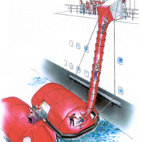 MES model MEC – Marine Evacuation Chute