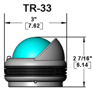 Kompas Ritchie Trek TR-33 wolnostojący (czarny)
