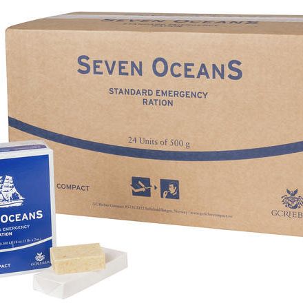 Racje żywnościowe Seven Oceans do środków ratunkowych