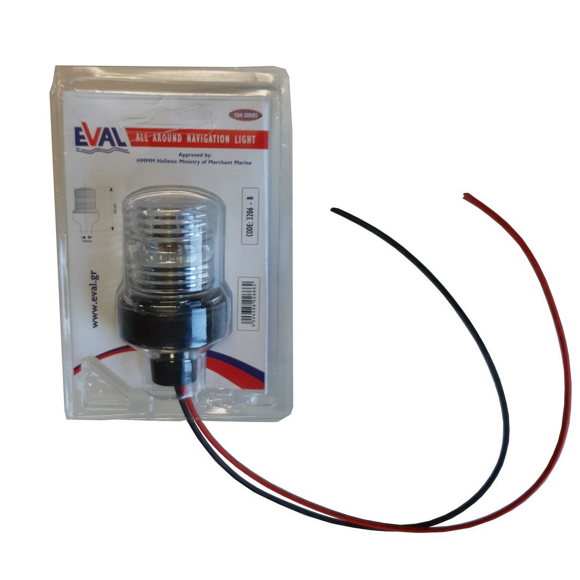 Lampa biała pozycyjna 12V 360˚ do 12m