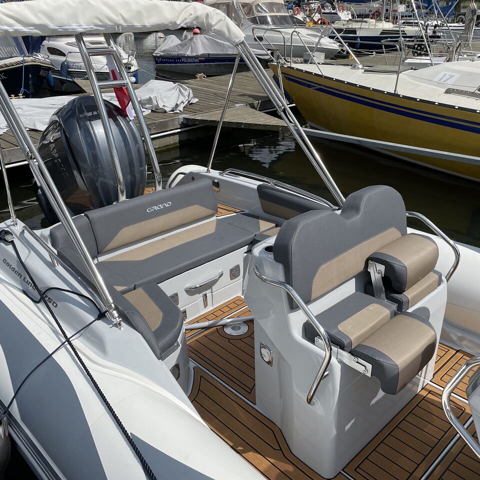 ŁÓDŹ RIB GRAND G750 GL Z SILNIKIEM YAMAHA - CENA: 450 100,00 PLN*