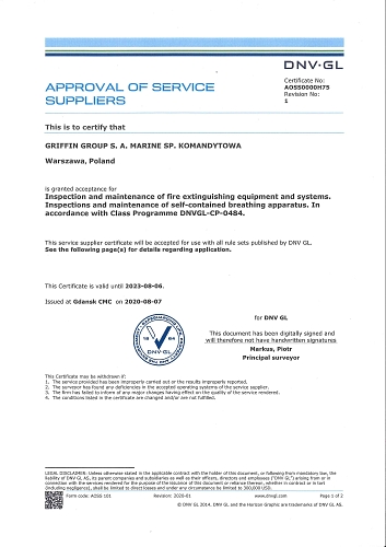 DNV GL ppoz i aparaty oddechowe